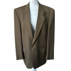 Bagir 100% Wool Made In Israel Mens Quality Suit Jacket Blazer 40R